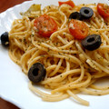 El cooksnap de Veronica cuando hizo Pasta Mediterránea.