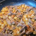 El cooksnap de laura rodriguez cuando hizo Bistec ala mexicana con papas.