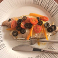 El cooksnap de Mariela S. Albornoz cuando hizo Lubina en papillote con verduras.