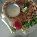 Manisha Desai's cooksnap of when they made આલુ ફૂદીના પરોઠા.