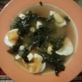 El cooksnap de Cyn cuando hizo Sopa de acelgas deliciosa (con queso y huevo cocido).