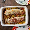 El cooksnap de Anna Contreras cuando hizo Solomillo de pavo relleno.