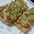 El cooksnap de Lorena Gómez cuando hizo Pan-pizza o panini de atún y cebolla.