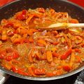 Cooksnap από Δέσποινα Καρπούζα στη συνταγή Πιπεράδα με κόκκινες πιπεριές (ορεκτικό)