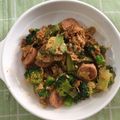 รูป Cooksnap ของ #kkเข้าครัว เมื่อเขาทำ บล็อคโคลีไส้กรอกผัดไข่