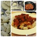 El cooksnap de Gonzalo Montiel cuando hizo Ñoquis de batata con salsa de tomates (sin gluten).