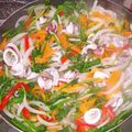 Cooksnap của Thu Mèo khi họ làm theo món Mực xào ớt chuông, bông cải 🥦