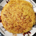 El cooksnap de Patrii De la Puente cuando hizo Tortilla de patata con cebolla.