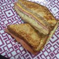 El cooksnap de María José cuando hizo Pan Francés con jamón y queso.