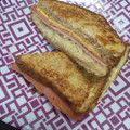 El cooksnap de María José cuando hizo Pan Francés con jamón y queso.