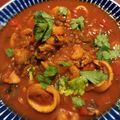 El cooksnap de Raúl Bellomusto cuando hizo Cazuela de mariscos.