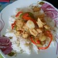 El cooksnap de Ricardo Reyes cuando hizo Kung pao.