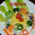 صورة من طبخات بنت الشام منى Madona ، شاركها بعد تجربة وصفة سلطة الذرة بالمايونيز 🌽