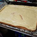 El cooksnap de Cande Salgado cuando hizo Torta licuada de jamón y queso.