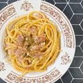 รูป Cooksnap ของ Suphamat Chaichana เมื่อเขาทำ สปาเก็ตตี้มิโสะเบคอน Spaghetti miso bacon
