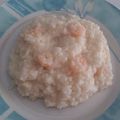 El cooksnap de losdulcessecretosdeCuca cuando hizo Risotto con gambas.