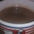 El cooksnap de vale (Cocina Tradicional) 👌👌 cuando hizo Gachas o "porridge" de avena con chocolate.