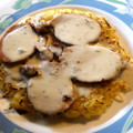 El cooksnap de idmagina cuando hizo Solomillo De Cerdo Con Salsa Roquefort Y Patatas Rosti.