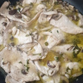 El cooksnap de Sandra Vergara cuando hizo Filetes de pollo en salsa con champiñones 🍄.