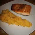 El cooksnap de Maria Martin cuando hizo Salmón a la plancha con patatas revolconas.