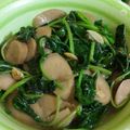 Cooksnap dari Lilis Haryanti Nasa untuk resep Oseng2 bayam sosis