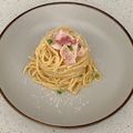 Nadine Schweitzer 's cooksnap of when they made Bucatini Carbonara.