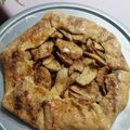 El cooksnap de Carla Cancino Andrade cuando hizo Tarta de manzana rústica.