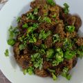Sanober Danish's cooksnap of when they made Tawa Beef behari boti.