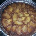 El cooksnap de Mariana Badio cuando hizo Torta de manzana invertida.