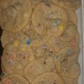 Jessica's cooksnap of when they made Soft-baked M&M/Chocolate Chip Cookies.