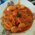 Cooksnap dari Bundanya Zaskia untuk resep Cumi Tepung Saus Padang ala RM