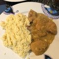 El cooksnap de Xavi cuando hizo Pollo a la cerveza con almendras.