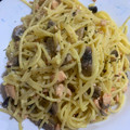 El cooksnap de Elena Gutiérrez Zornoza cuando hizo Espaguetis con salmón fresco.
