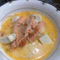 Cooksnap dari Vera untuk resep Salmon Belly Soup with Cheese ala Sushi Tei