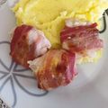 Zsuzsi Misián Cooksnap-ja, amikor elkészítette a(z) Fetás-lilahagymás csirkemell, baconbe göngyölve receptet.