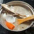 El cooksnap de Tonysantos cuando hizo Caldo de huesos y verduras.