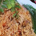 Fary Feroz's cooksnap of when they made Desi style chicken pulao.