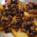 il MammaVanna quando ha preparato Crostini di Polenta fritta al sughetto di funghi trifolati
