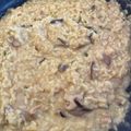 El cooksnap de Joana Gelabert cuando hizo Risotto de champiñones y gambas.