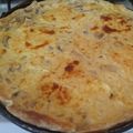 El cooksnap de Noy Castro cuando hizo Tarta de champiñones, cebolla y queso.