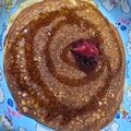El cooksnap de Luisa cuando hizo Hotcakes estilo IHOP.