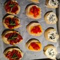 Duygu's cooksnap of when they made Crostini Appetisers.