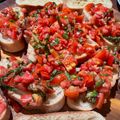 Lisa's cooksnap of when they made Bruschetta.