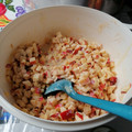 El cooksnap de Vicky cuando hizo Ensalada de manzana, nuez y arándanos.