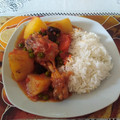 El cooksnap de Gary Ayala Minaya cuando hizo Estofado peruano de pollo.