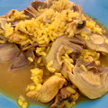 El cooksnap de Irene-Guirao cuando hizo Arroz con alcachofas setas y pollo.