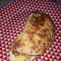 El cooksnap de Mika Noguera cuando hizo Omelette imprimée de brócoli y queso.