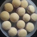 El cooksnap de María cuando hizo Alfajores de Maizena con dulce de leche a la isma.