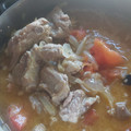 El cooksnap de Janira Jaime cuando hizo Costillas carnosas en salsa.