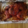 Dwayne Stout 's cooksnap of when they made Spatchcock BBQ chicken.